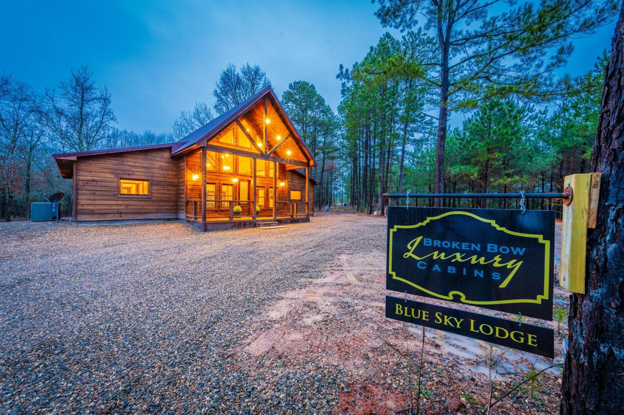 The Luxurious Blue Sky Lodge Is Epic! Broken Bow Luaran gambar