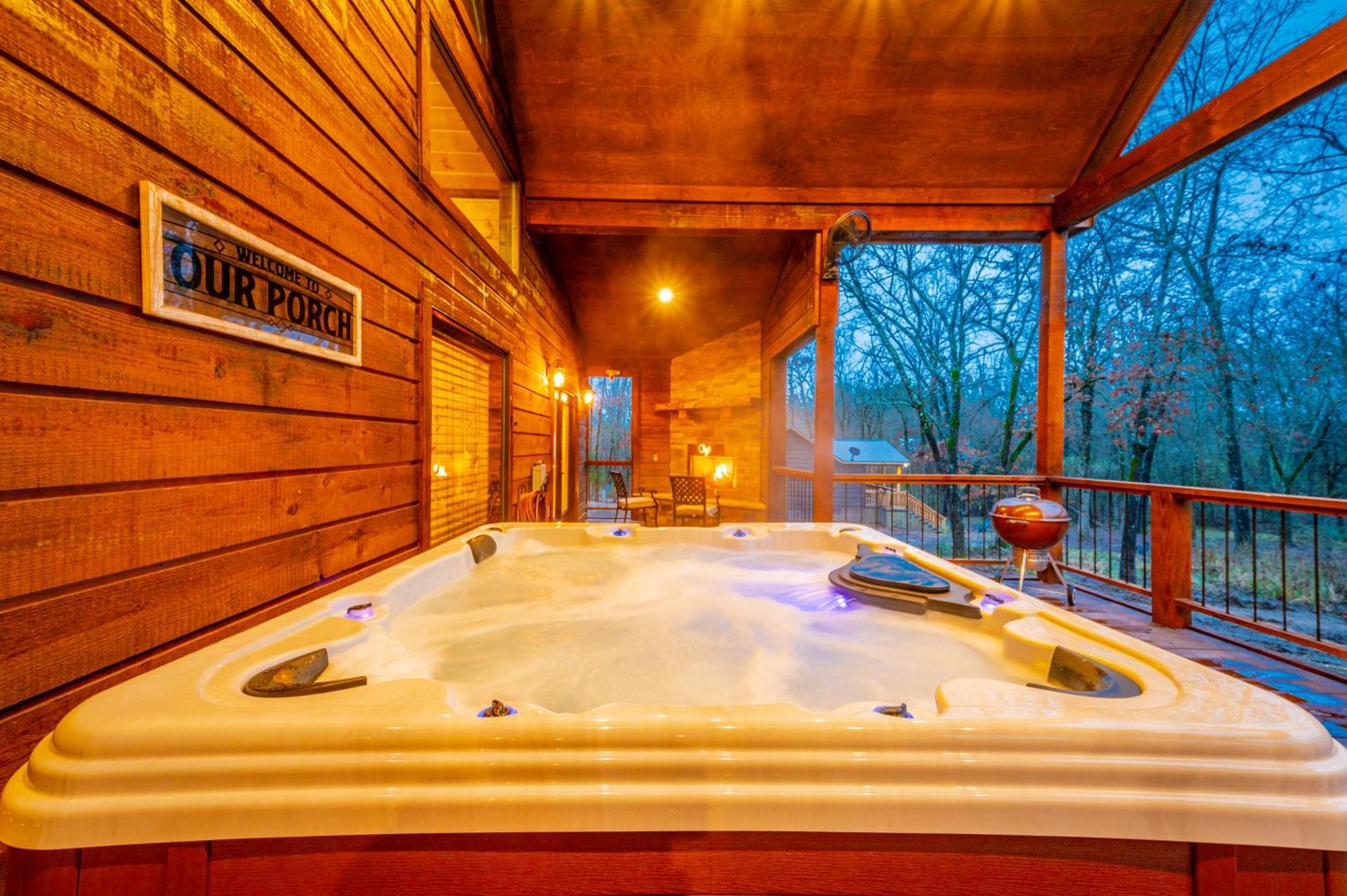 The Luxurious Blue Sky Lodge Is Epic! Broken Bow Luaran gambar