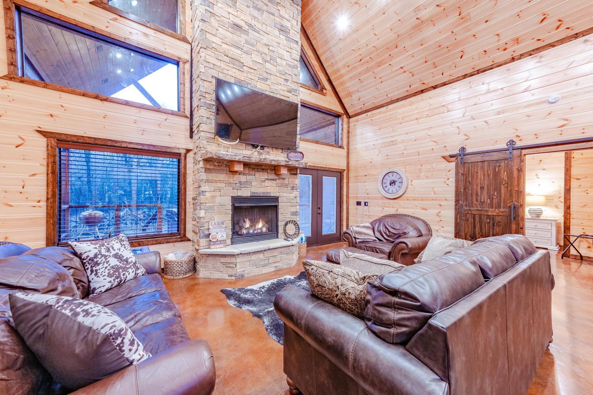 The Luxurious Blue Sky Lodge Is Epic! Broken Bow Luaran gambar