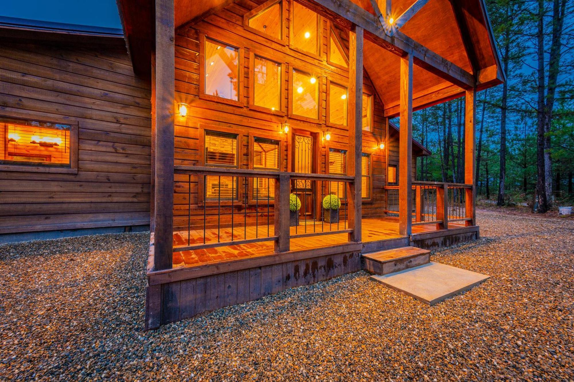 The Luxurious Blue Sky Lodge Is Epic! Broken Bow Luaran gambar
