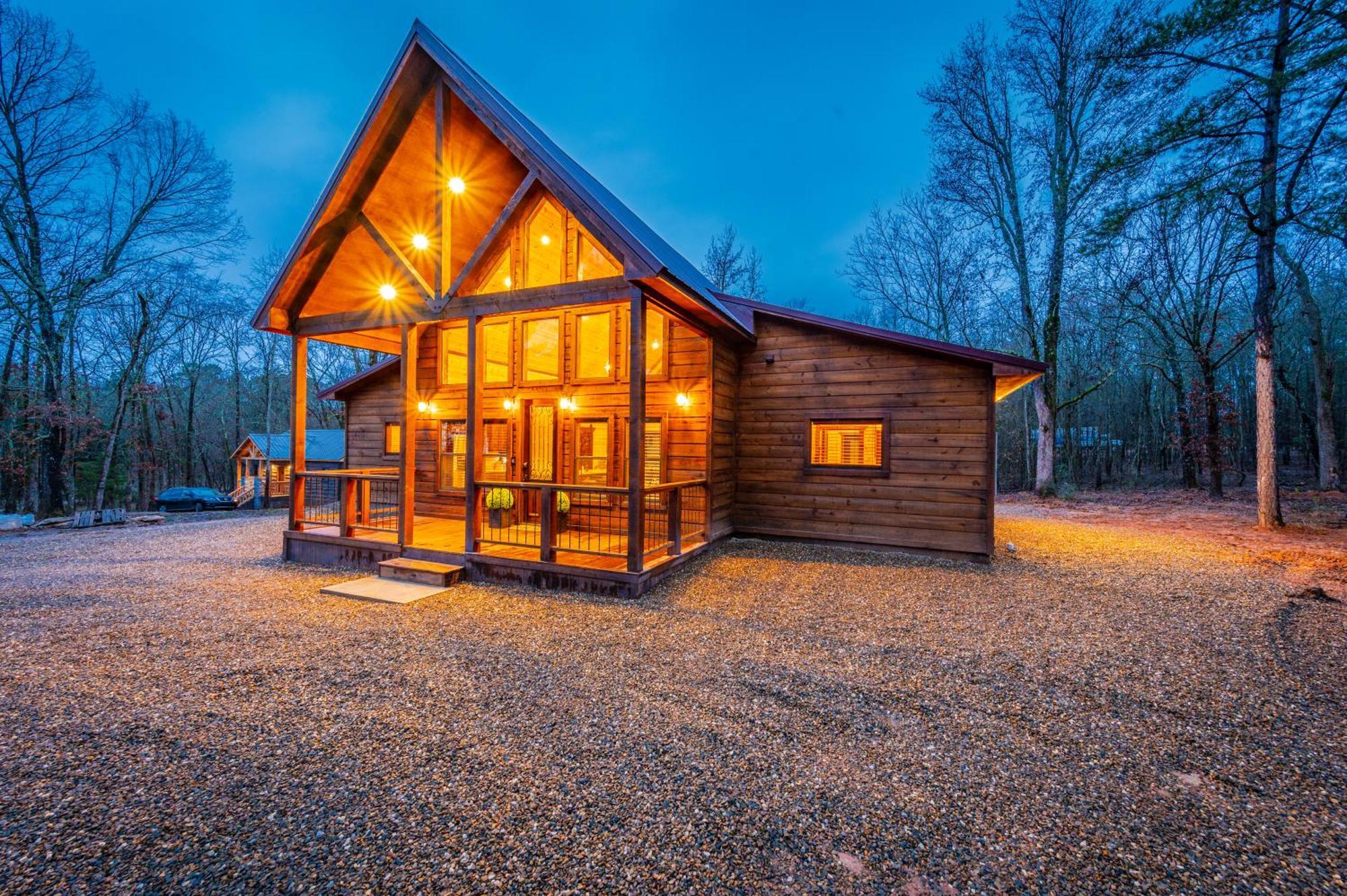 The Luxurious Blue Sky Lodge Is Epic! Broken Bow Luaran gambar