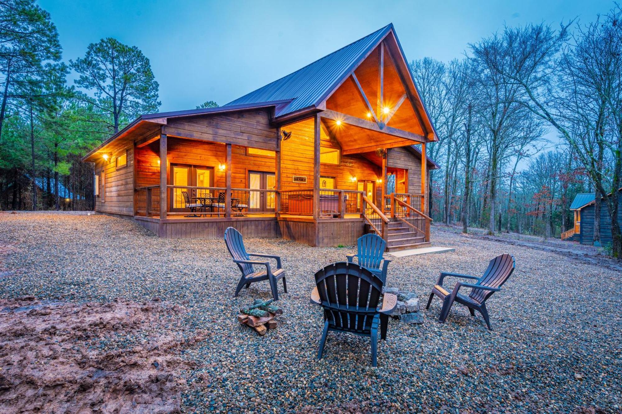 The Luxurious Blue Sky Lodge Is Epic! Broken Bow Luaran gambar