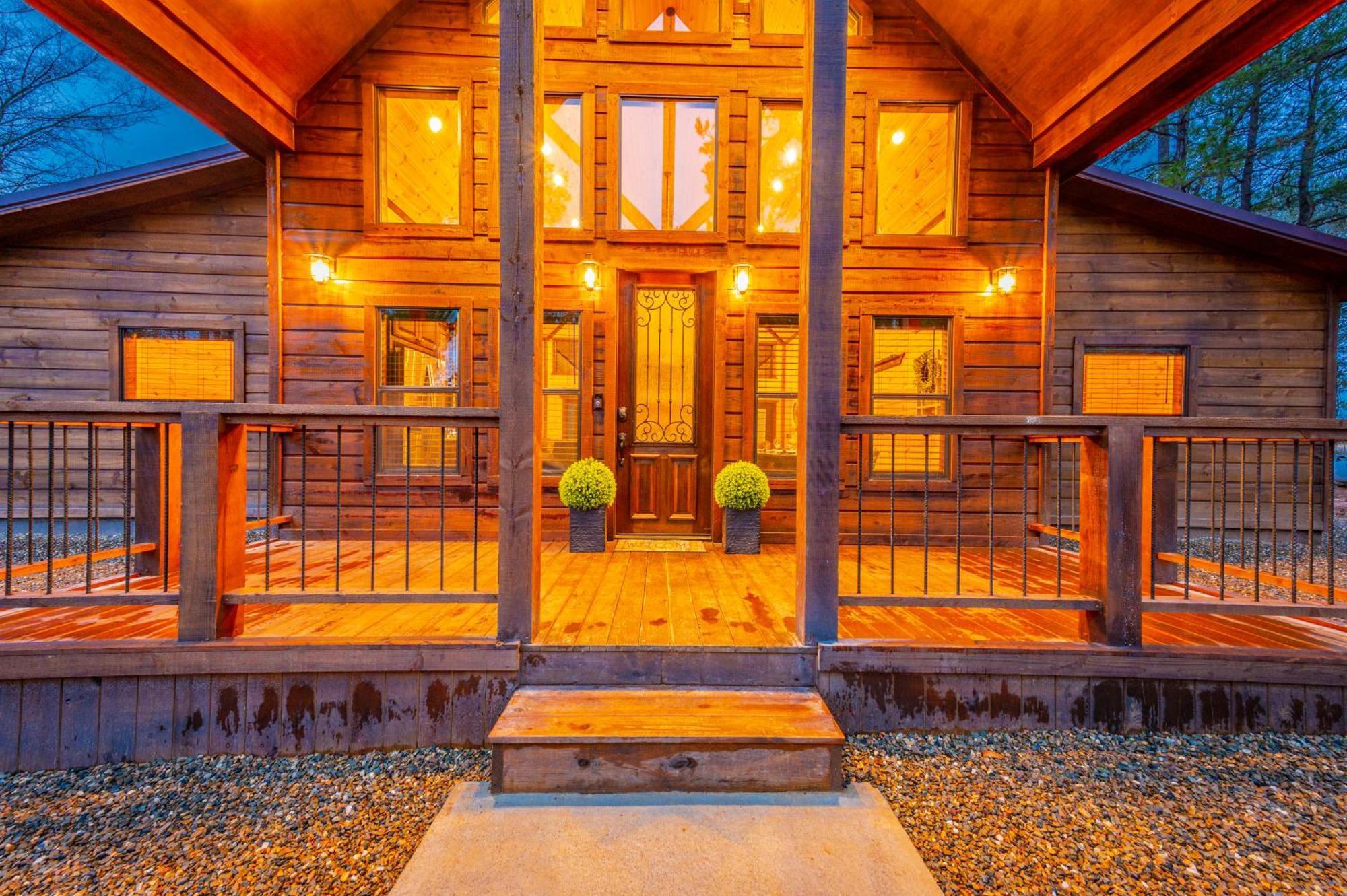 The Luxurious Blue Sky Lodge Is Epic! Broken Bow Luaran gambar
