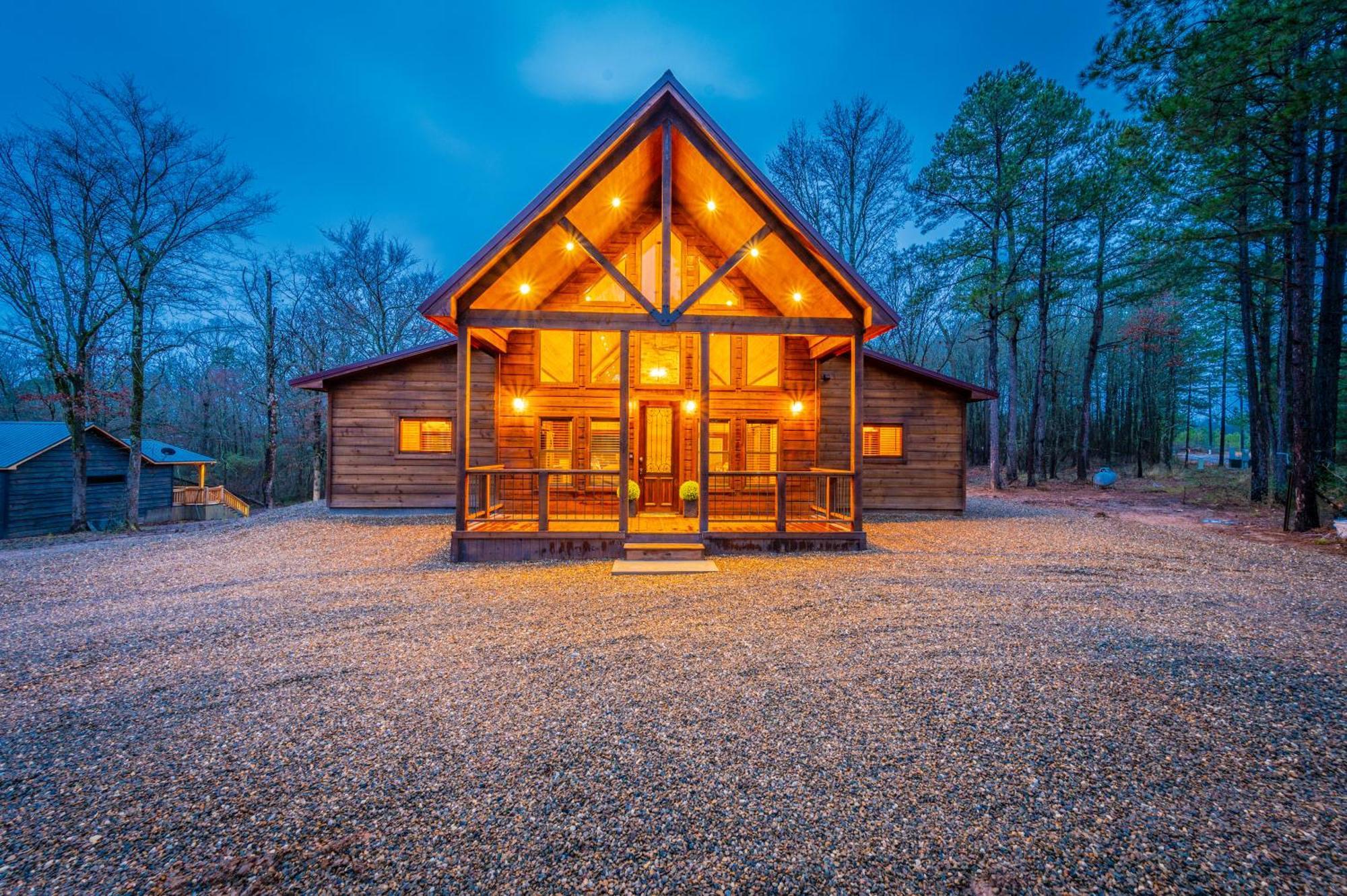 The Luxurious Blue Sky Lodge Is Epic! Broken Bow Luaran gambar