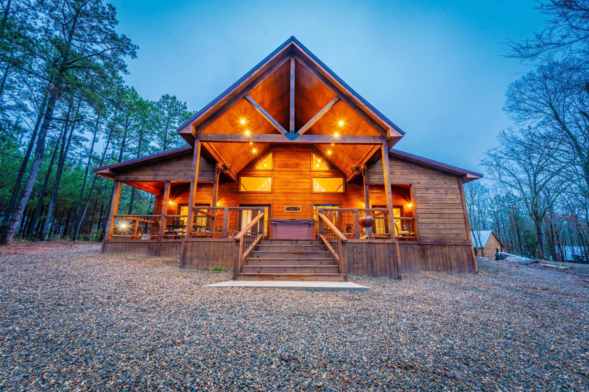 The Luxurious Blue Sky Lodge Is Epic! Broken Bow Luaran gambar