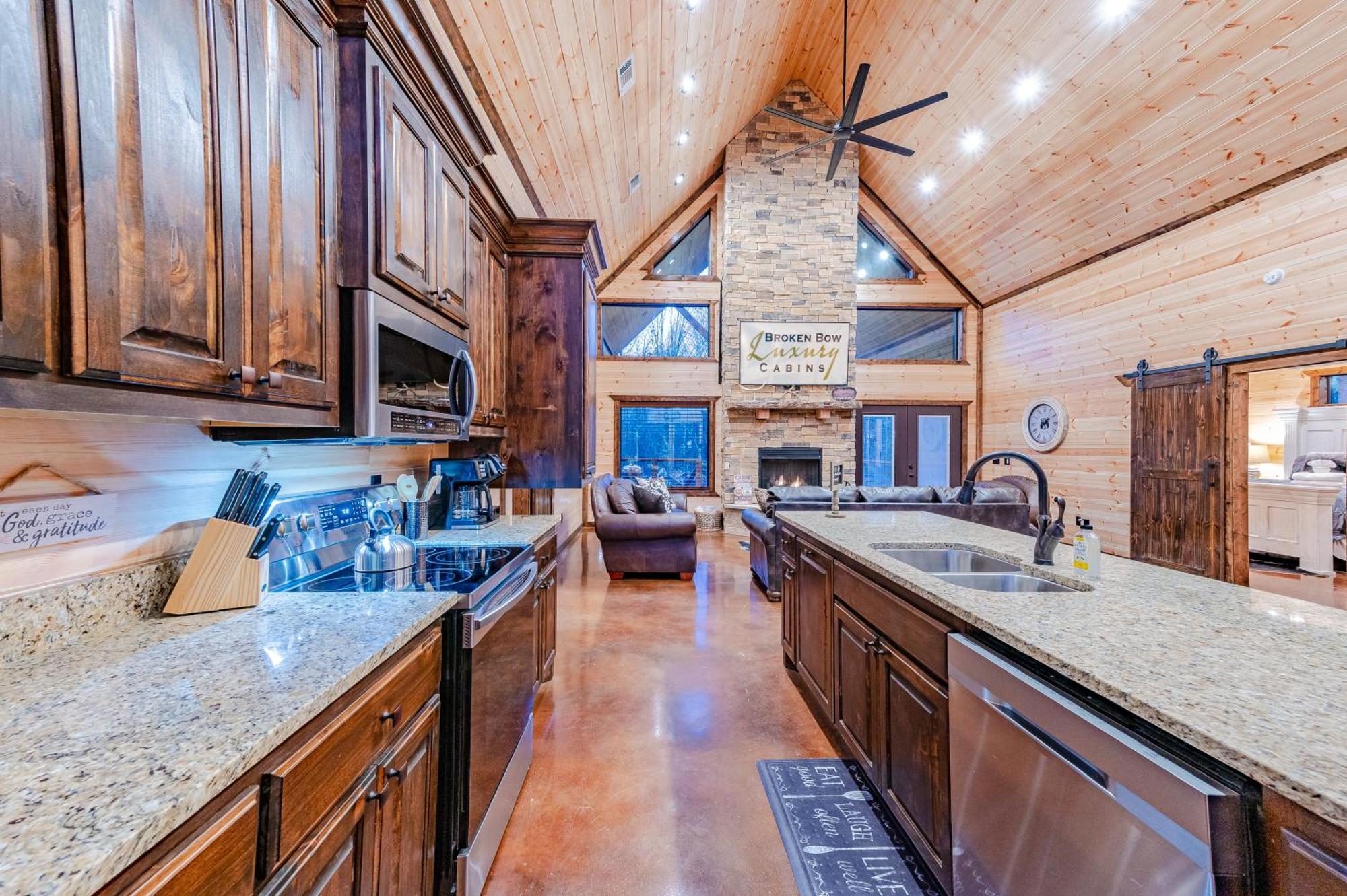 The Luxurious Blue Sky Lodge Is Epic! Broken Bow Luaran gambar