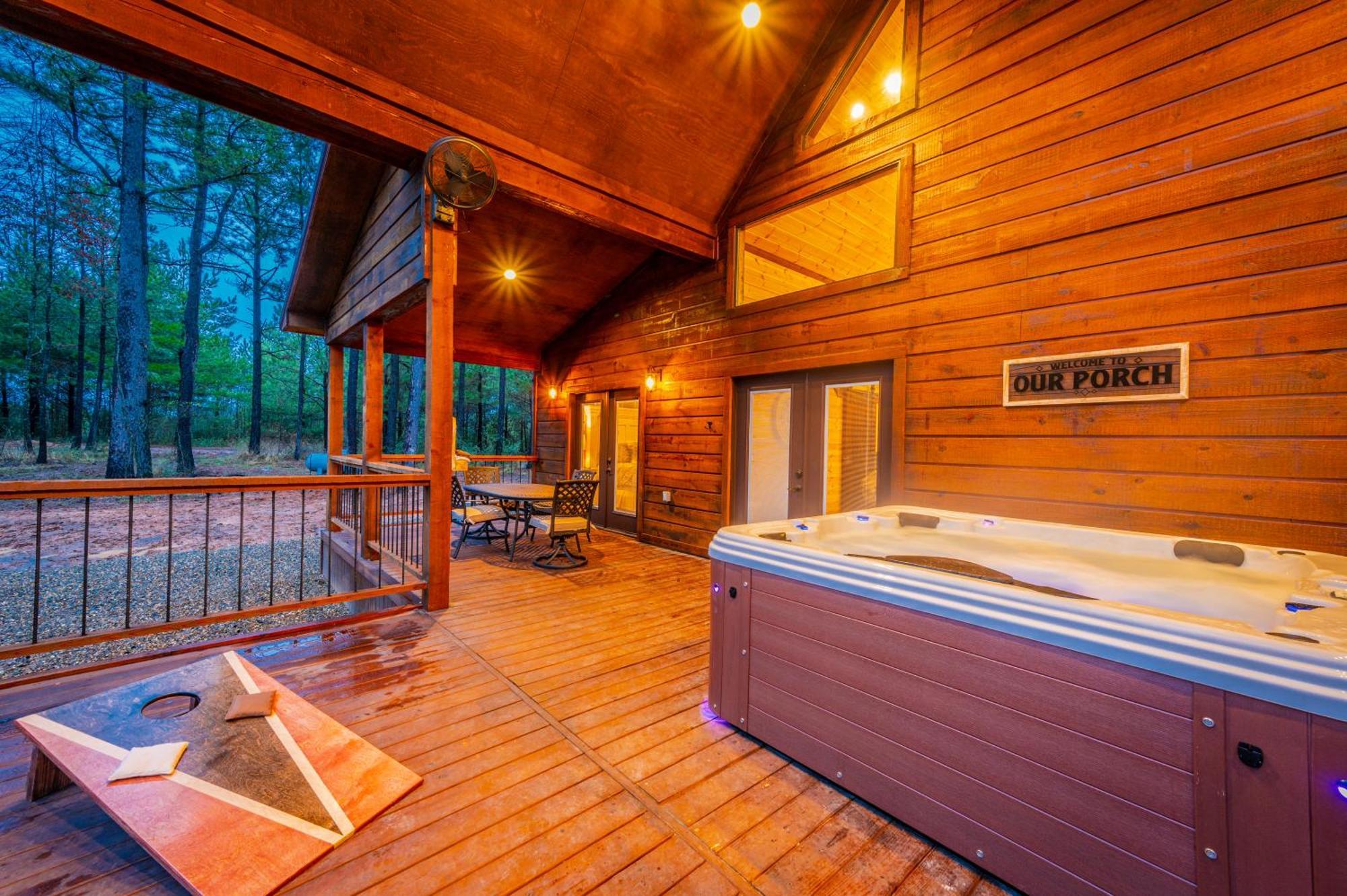 The Luxurious Blue Sky Lodge Is Epic! Broken Bow Luaran gambar